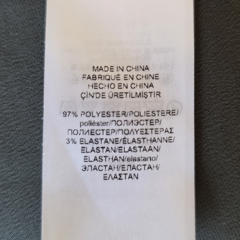 Lauren Ralph Lauren Olive Green Ruffle Midi Dress Size 14 - Picture 6 of 8